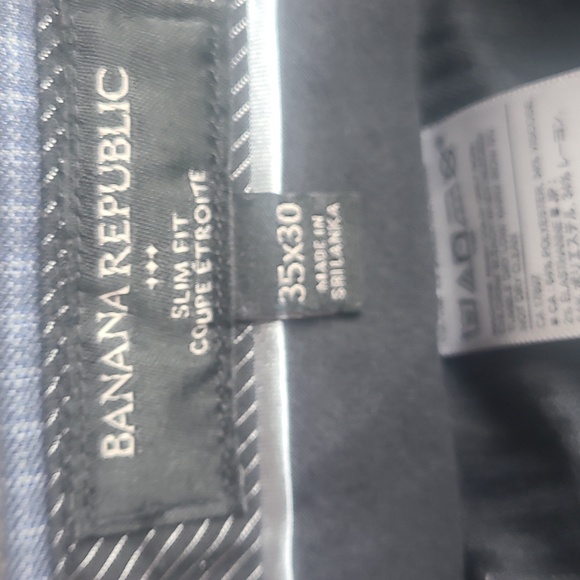 Banana Republic Slim Fit Pants 35x30 - Picture 3 of 4